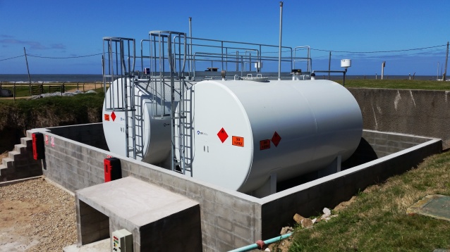 Sistema de suministro de combustible en Puerto de La Paloma